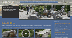 Desktop Screenshot of findling.ch