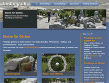 Tablet Screenshot of findling.ch